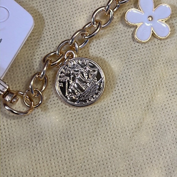 Hanging Bag Charm Accessory with slide bucket Connectors on each end. - Picture 9 of 10